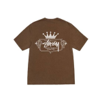 Stussy Logo Marque Marron Durer T-Shirt