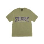 Stussy Logo Marque Threads Vert T-Shirt