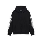 Stussy Marque Capuche Zippé Gear Noir Pull
