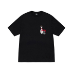 Stussy Logo Marque Kingpin Noir T-Shirt
