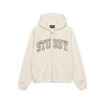 Stussy Marque Capuche Zippé Outline Pull