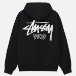 Stussy Logo Marque Capuche Paris Dos Pull