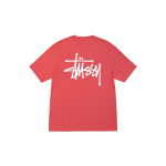 Stussy Logo Big Half Marque Rouge T-Shirt