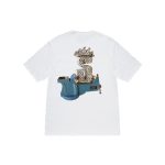 Stussy Half Marque Tuff Stuff Blanc T-Shirt