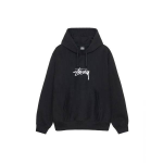 Stussy Logo Marque Capuche Noir Pull